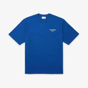 Imagem de Camiseta Estampada de Malha Pesada de Caimento Folgado - Lacoste, M, A
