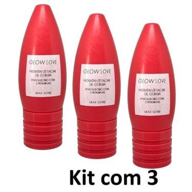 Imagem de -Kit Creme Glow Hidratante Facial Goiaba Kc (3 un.) - Max Love