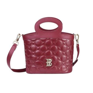 Imagem de Royal Bagger Bolsa Crossbody e Shoulder Bag Feminina, Bolsa Versátil em Couro Genuíno de Vaca com Cordão 3280 (Vinho tinto)