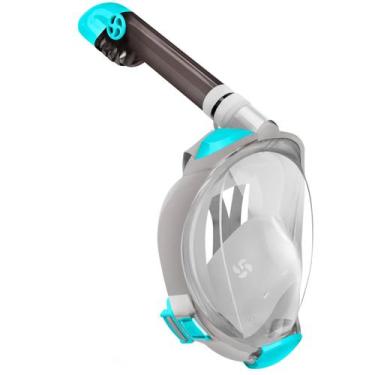 Imagem de Máscara de snorkel Greatever G2 para rosto inteiro com sistema Dry Top