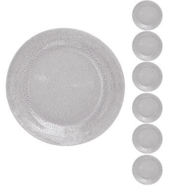 Imagem de Jogo 6 Prato Duralex Redondo Raso  Acqua Refeição 23cm - NADIR FIGUERE