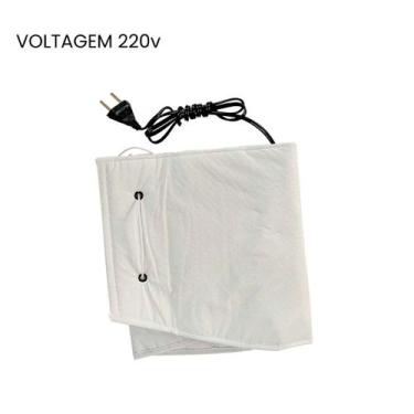 Imagem de Cinta Térmica Abdominal Elétrica para Redução de Medidas - Branca 220v