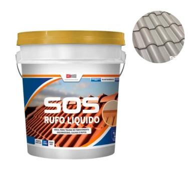 Imagem de SOS Rufo Líquido Vedação Trincas E Furos Elastment 900G Cinza