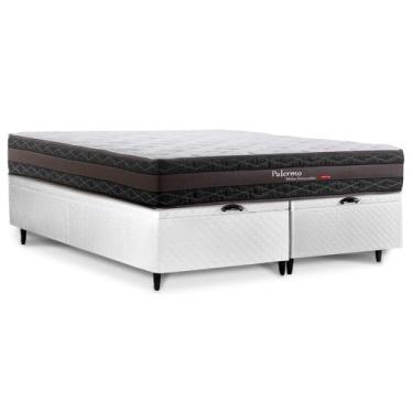 Imagem de Cama Baú Queen Herval Palermo, Molas Ensacadas, 74x158x198 cm