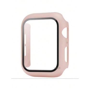 Imagem de case capa de Acrílico com pelicula para apple watch ou compatível tama