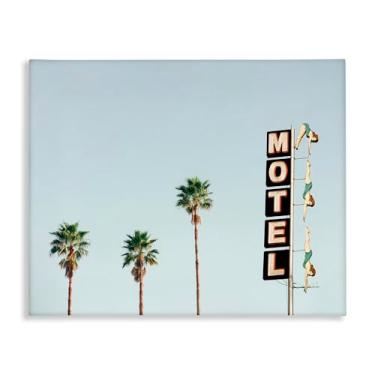 Imagem de Stupell Industries Arte de parede em tela de sinal de motel feminino de mergulho, design por Sisi e Seb, 40,6 x 50,8 cm