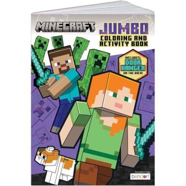Imagem de Bendon Livro de colorir Minecraft | Livro de atividades | Arte em pixel do Minecraft | Livros de colorir de videogame | Oficialmente licenciado (livro de colorir)