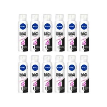Imagem de Desodorante Antitranspirante Aerossol Nivea Black & White Clear Feminino 150ml 6 Unidades-Feminino