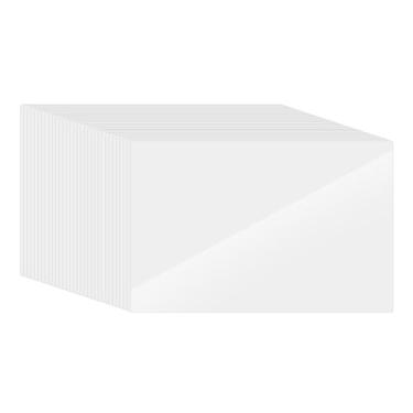 Imagem de PATIKIL 14 x 19 cm, 100 peças, folhas laminadas de 6 mil, etiquetas de bolsa de laminação de cartão de arquivo para cartões de permissão de trabalho