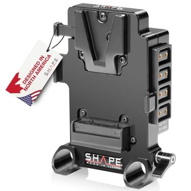 Imagem de Shape Placa de bateria multi-D-Tap V-Mount com suporte de haste LWS de 15 mm