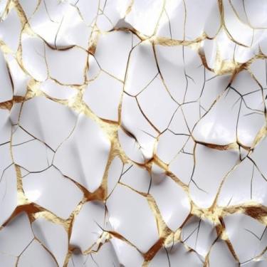 Imagem de Quadro Decorativo Estampa White Wall com Janela Quebrada - Arte Urbana e Contemporânea para Decoração de Ambientes 50x50cm