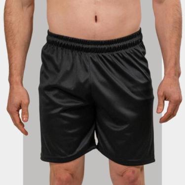 Imagem de Shorts Jogador Futebol Masculino Bermuda Esportiva Lisa personalizável