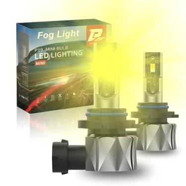 Imagem de Lâmpadas LED de neblina 9006 HB4, amarelo âmbar 3000K, ajuste direto Plug and Play, 300% mais brilhante, IP68 impermeável, pacote com 2