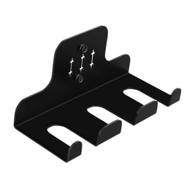 Imagem de oshhni Suporte de parede para barra, gancho para barra, economiza espaço, acessório para academia em casa, suporte de parede para fitness, 3 Vagas