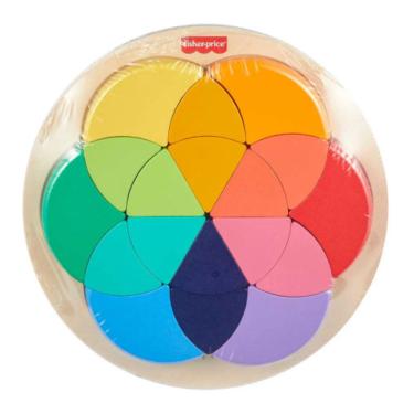 Imagem de Brinquedo Círculo de Cores Mágicas de Madeira Fisher Price Mattel