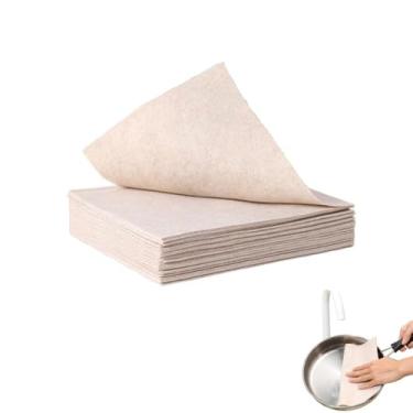 Imagem de NentMent Pacote com 20 panos de prato suecos reutilizáveis panos de limpeza de microfibra bucha com fibra natural panos de prato suecos panos de prato de cozinha panos de prato panos de papel para