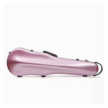 Imagem de Estojo De Violino Rosa Tamanho 4/4 Fibra De Carbono Peças De Violino Estilo Fashion Acessórios De Violino Tamanho Completo Estojo de Violino