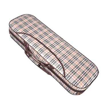 Imagem de Estojo De Violino Tamanho 4/4 Em Tecido Oxford, Estojo Leve E Portátil Com Alças Ajustáveis Tamanho Completo Estojo de Violino