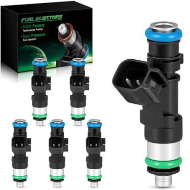 Imagem de SZKAIDAG 6 peças 0280158028 Injetores de combustível FJ612 Adequado para: Dodge Stratus Nitro Journey Charger Challenger Magnum para:- Chrysler Sebring Pacifica 300 2.7 3.5 4.0L 04-10