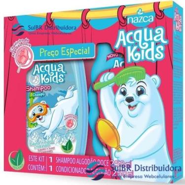 Imagem de Kit Shampoo e Condicionador Acqua Kids Aromas Especiais - Nazca, Algod
