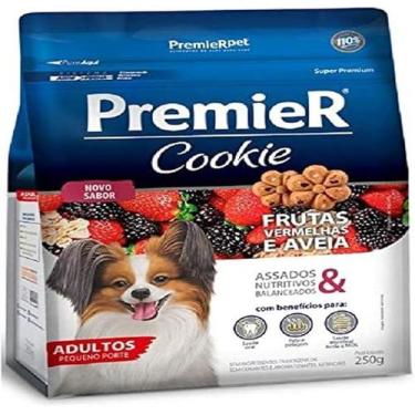 Imagem de Premier Pet Cookie para Cães Adultos de Pequeno Porte  Biscoito Sabor 