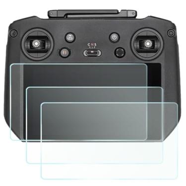 Imagem de PreNexusFRYC Película protetora de tela Mavic 3 para controle remoto DJI Mavic3 Pro/Cine Fly Drone Camera, ultratransparente, dureza 9H, vidro temperado para Mavic3 RC Pro-3 pacotes