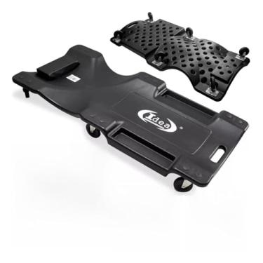 Imagem de Carrinho Tipo Esteira Para Mecânico C/Encosto Cap. 150kg(Preto)