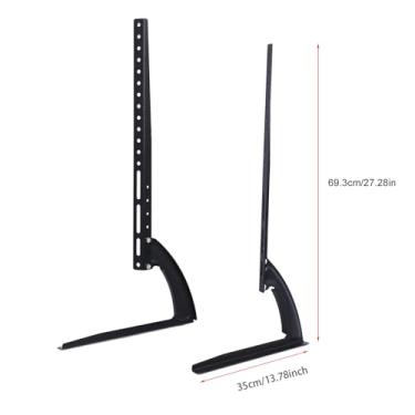 Imagem de Ymiko Suporte de Metal Ajustável para TVs de Tela Plana LCD LED, Suporte de Montagem Superior de Mesa de Mesa (32"-70")