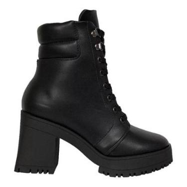 Imagem de Bota Vizzano Coturno Salto Bloco Tratorado-Feminino