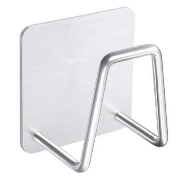 Imagem de Suporte para Esponja de Pia em Aço Inox SUS 304 – Organizador para Cozinha, Não Enferruja, Mantém a Esponja Seca e Higienizada – Storeasy