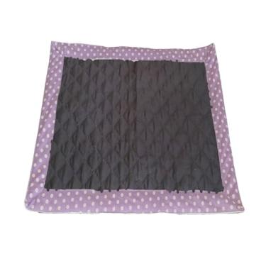 Imagem de Tapete Higienico para Cachorros Pet Lavável e Reutilizável 50x70cm - Microfibra Matelada Impermeável - Milá Lilás