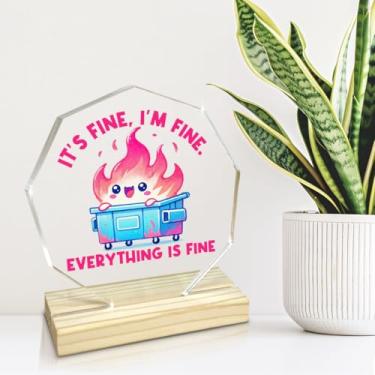 Imagem de Placa decorativa de acrílico com suporte presentes para homens e mulheres, decorações de mesa para mãe, pai, avó, amigos (Nonagon3301)