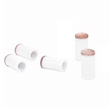 Imagem de Generic Peças de Reposição de Ponta de Taco de Sinuca de Bilhar Resistente Ao Desgaste 10 Peças para Jogadores de Piscina (13mm)