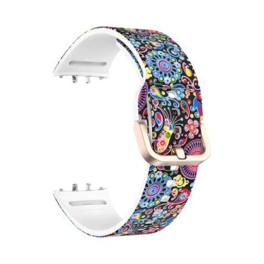 Imagem de Pulseira De Silicone Impressa Para Samsung Galaxy Fit 3, Acessórios De