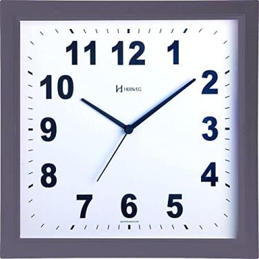 Imagem de Relógio de Parede Quartz Cinza