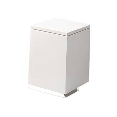 Imagem de Lixeira simples de grande capacidade lata de lixo doméstica interior escritório quarto cesto de lixo