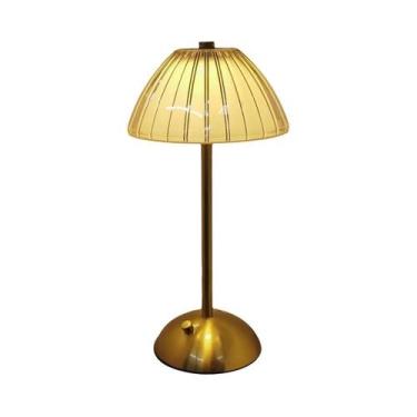 Imagem de Luz Noturna LED Dimmable Com Sensor De Toque, Lâmpada De Mesa Recarreg