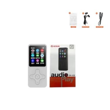 Imagem de MP3 Player com Tela de Toque, MP3 Player Portátil com Bluetooth 5.0, Rádio FM, Gravação de Voz e Reprodução de Vídeo, Leve e Compacto para Esportes, Viagens e Presentes (Branco)