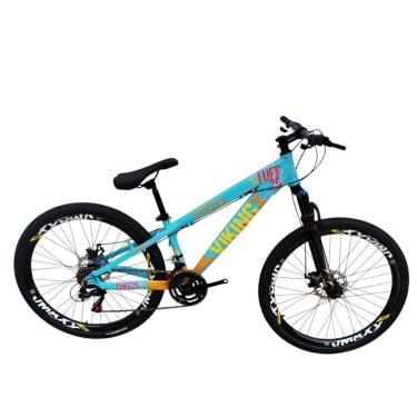 Imagem de Bicicleta 26 VikingX T25 21v Freio Hidraulico Freeride Pneu Aro 26 Balão Preto-Unissex