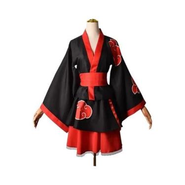 Imagem de Fantasia De Halloween Para Meninas, Kimono De Anime Ninja, Vestido Cos