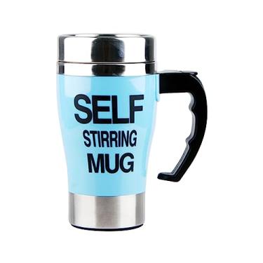 Imagem de Caneca de Mistura Automática com Tampa Elétrica Café para Leite Cacau Chocolate Quente Chá