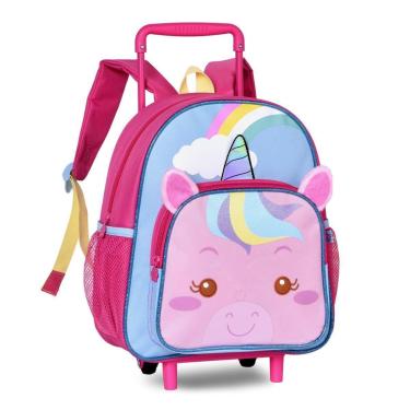 Imagem de Mochila de Rodinha Creche Infantil Unicórnio-Feminino
