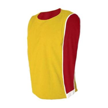 Imagem de Kit com 5 Coletes Dupla Face TRB Amarelo e Vermelho-Unissex