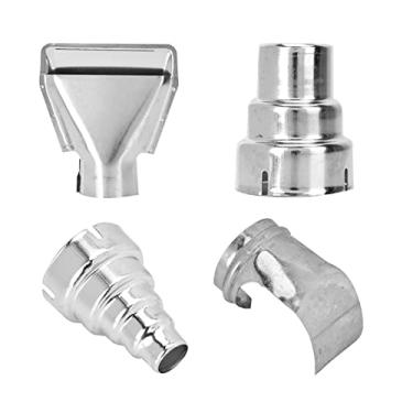 Imagem de Brrnoo Kit de Bicos para Pistola de Calor, 4 Peças de Refletor de Aço Inoxidável, Bicos Resistentes Ao Calor, Substituição de Acessórios para Pistola de Ar Quente, Ferramenta de Bico