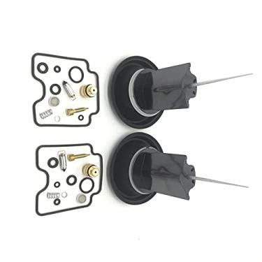 Imagem de Conjunto de 4 peças de diafragma de êmbolo Bandit 1200 GSF1200 GSF1200S GSF peças do kit de reparo do carburador de motocicleta