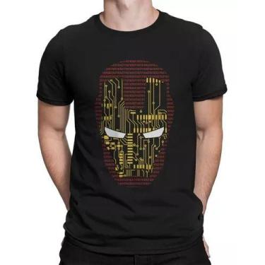 Imagem de Camisa, Camiseta Homem De Ferro Iron Man Vingadores Stark, p, preto