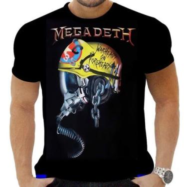 Imagem de Camiseta Camisa Personalizada Rock Metal Megadeth 20 - OBDS, BABYLOOK 