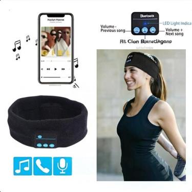 Imagem de Fone Bluetooth Bandana para Dormir e Yoga - LIPPIN