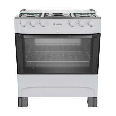 Imagem de Fogao 5bcs Mesa Inox Mfi5bb Mueller Branco Bivolt
