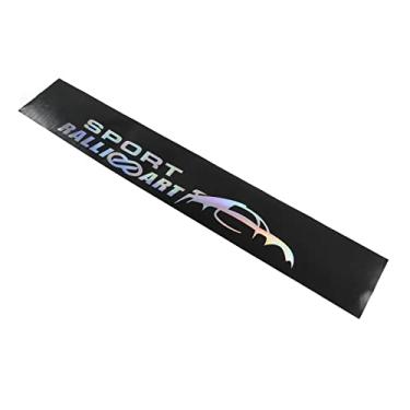 Imagem de RiToEasysports Adesivo Refletivo para Janela de Carro, Material de PVC Premium, Design Atraente, Adesivo Universal para Pára- Dianteiro 51,2 X 8,3 para a Maioria Dos Veículos (rato ralli)